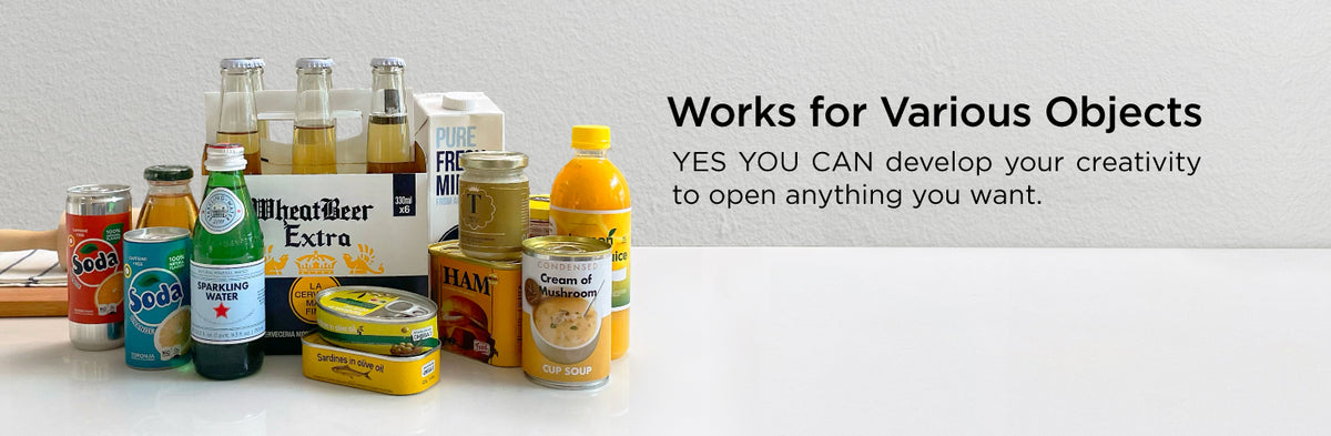YES YOU CAN develop your creativity to open anything you want.