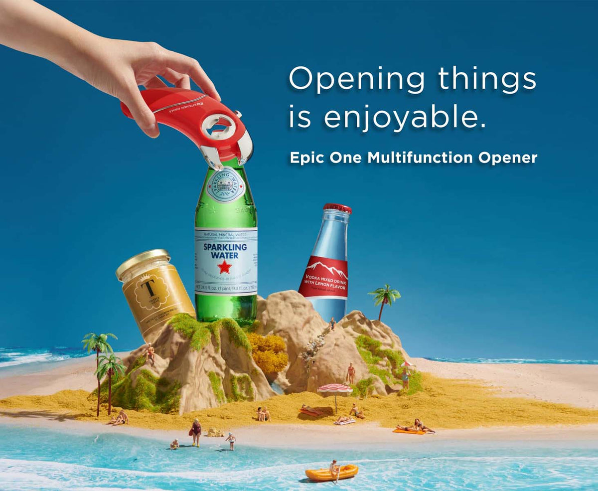 Epic One Multifunction Opener. Opening things is enjoyable. Epic One Multifunction Opener. Opening things is enjoyable.