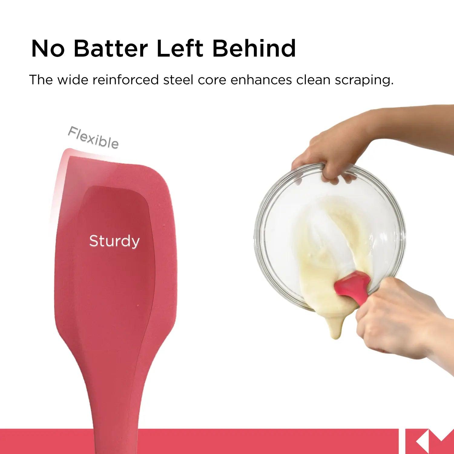 Kitchen Mama Ultimate Silicone Spatula Set - Kitchen Mama