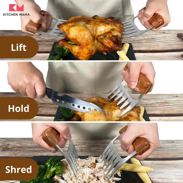 Meat Shredder Claws (A Set of 2) + Pouch Bag