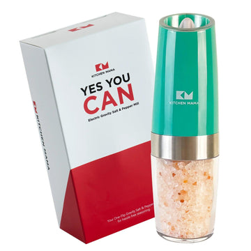One-Flip Gravity-Triggered Electric Salt / Pepper Grinder