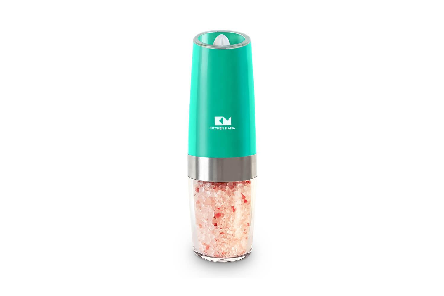 One-Flip Gravity-Triggered Electric Salt / Pepper Grinder - Kitchen Mama