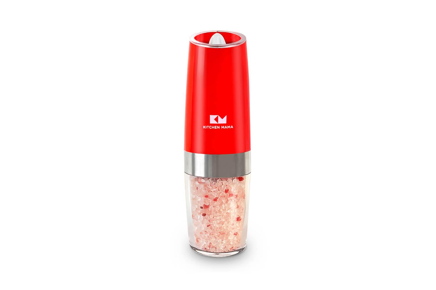 One-Flip Gravity-Triggered Electric Salt / Pepper Grinder - Kitchen Mama