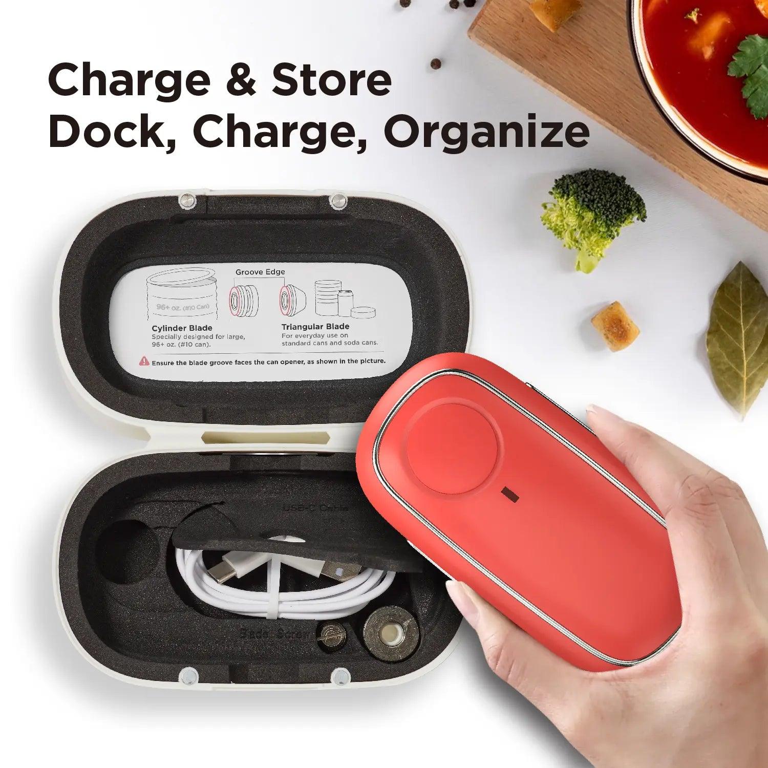 Orbit One Rechargeable Professional-Strength Can Opener - Kitchen Mama