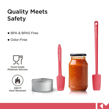 Silicone Jar & Can Spatulas