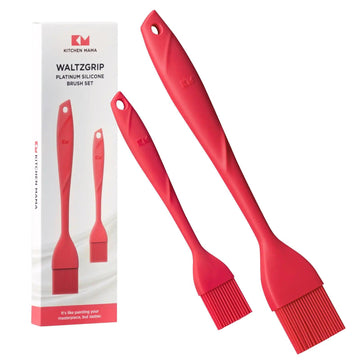 WALTZGRIP Platinum Silicone 2pc Brush Set